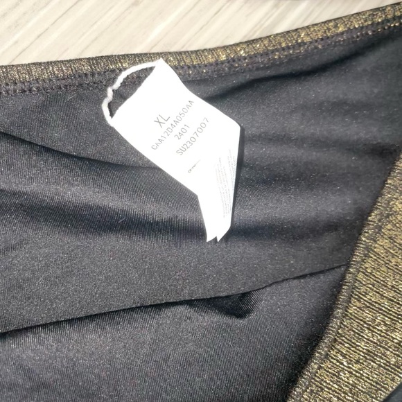 Metallic Gold Tankini Set - Picture 2 of 5